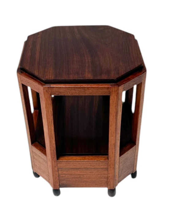 Art Deco Amsterdamse School Side Table, 1920s